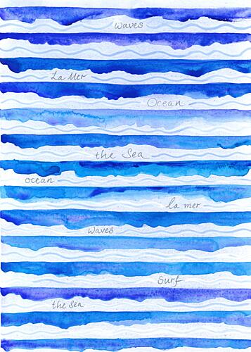 Waves Art Print