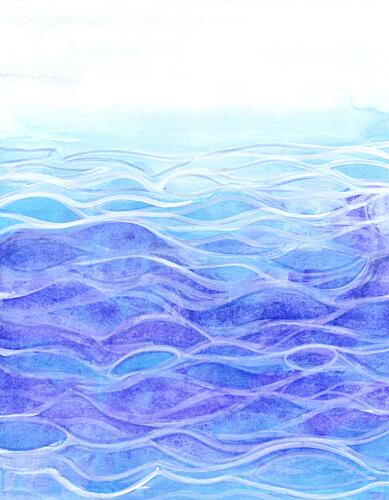 Ocean Waves Art Print