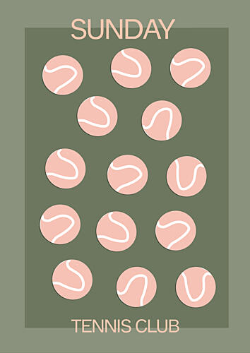 Sundaytennisclub Art Print