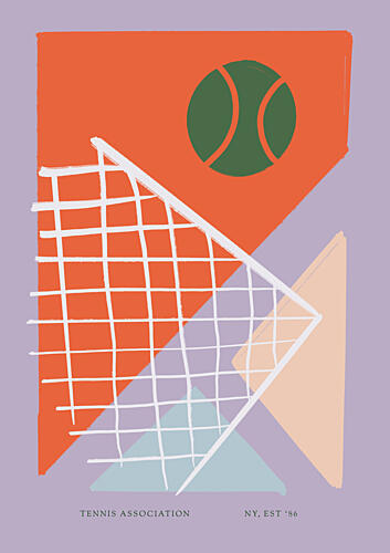 Tennisassociation Art Print