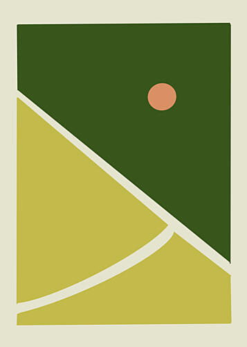 Tenniscourt Art Print