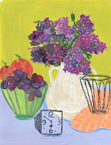 It Was Time for Lilacs Art Print