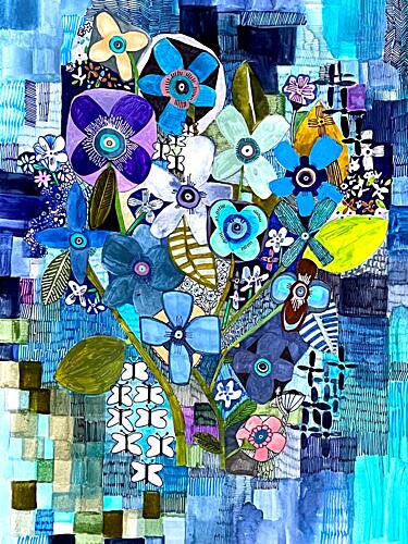 So Blue Art Print