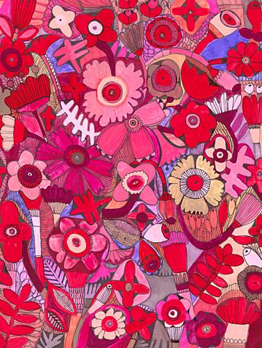Hot Pink Delight Art Print