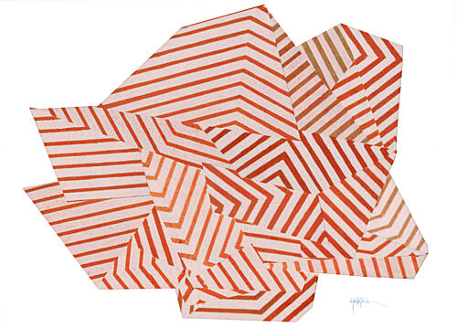 Dynamic Striped Angles Doré reproduction