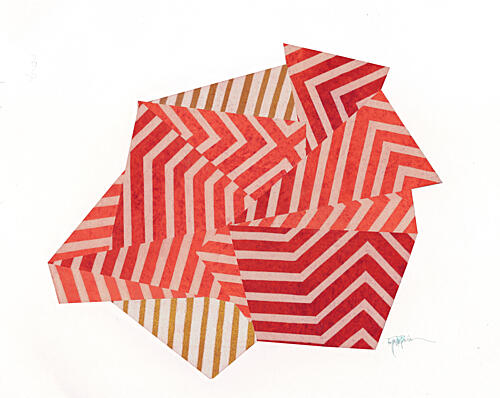 Dynamic Geometric Stripes Doré reproduction