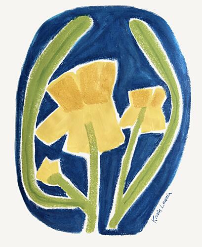 Vibrant Yellow Flowers Art Print