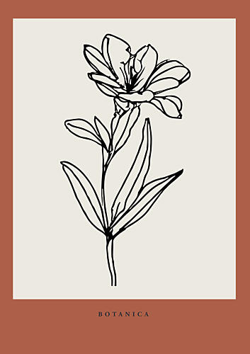 Botanicalineno08 Art Print
