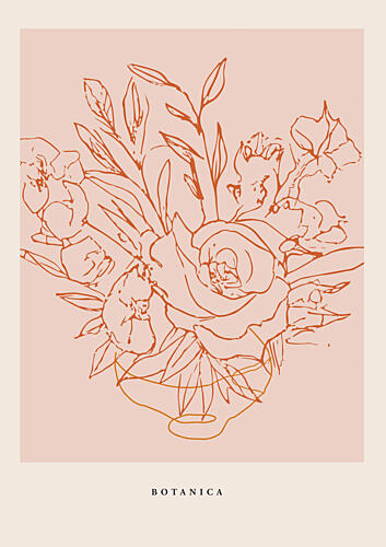 Botanicalineno35 Art Print