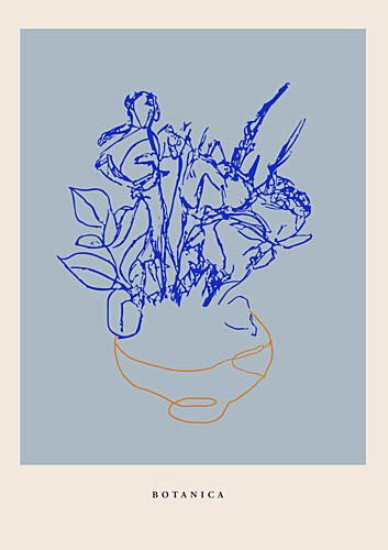 Botanicalineno37 Art Print