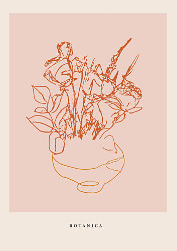 Botanicalineno36 Art Print