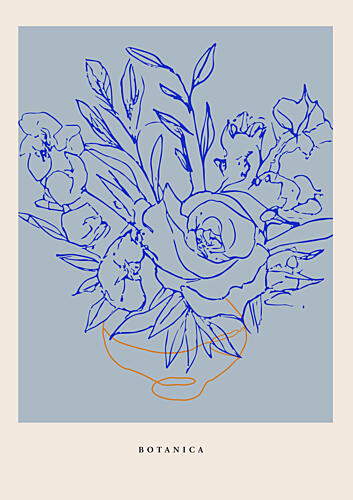Botanicalineno38 Art Print