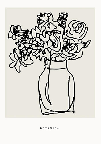 Botanicalineno60 Art Print