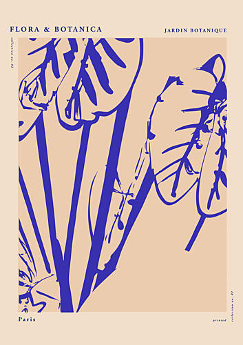 Florabotanicalineno03 Art Print
