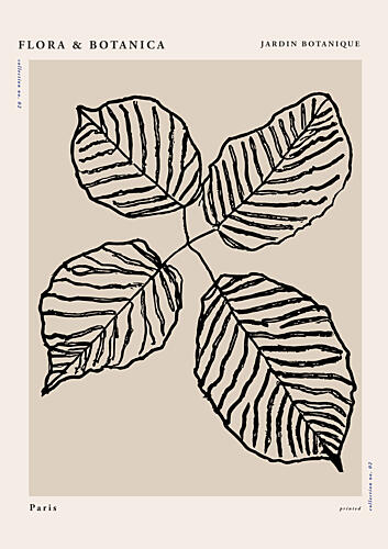 Florabotanicalineno07 Art Print