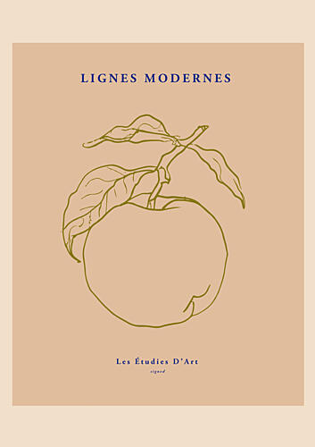 Lignesmodernesno10 Art Print