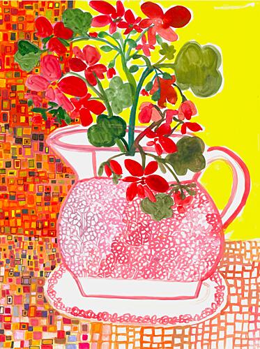 Red Geranium Art Print