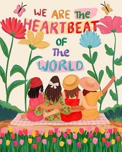 Heartbeat of the World Art Print