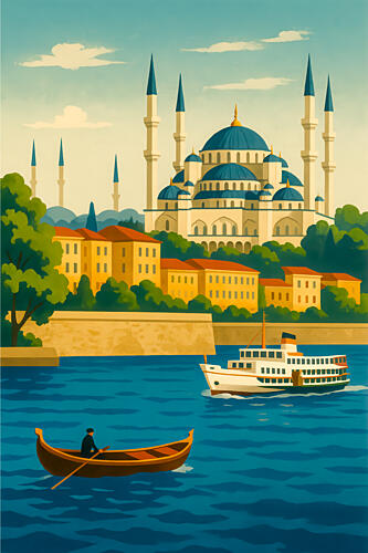 Istanbul Dreamscape Art Print by Taudalpoi