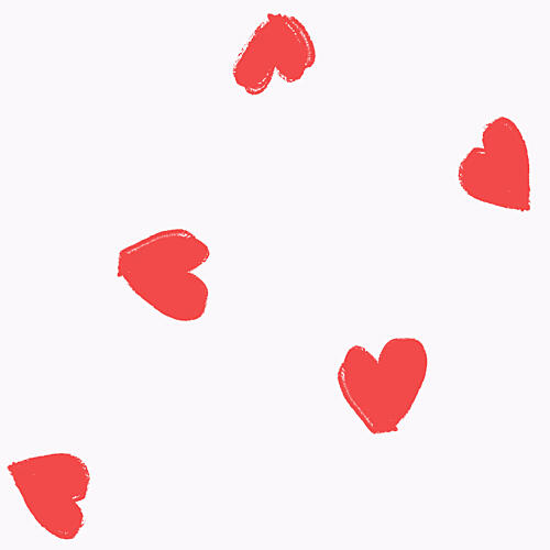 Floating Red Hearts Art Print by Giovanna Juliao