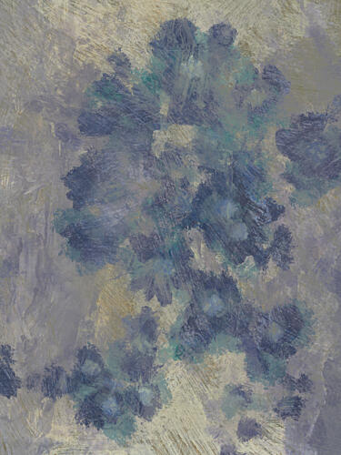 Misty Flowers 1 Art Print