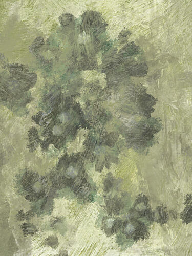 Misty Flowers 2 Art Print