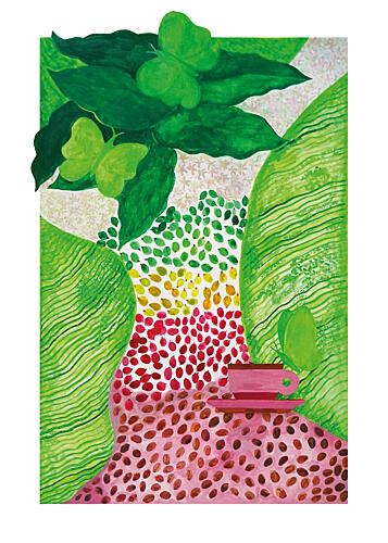 Colorful Coffee Harvest Art Print