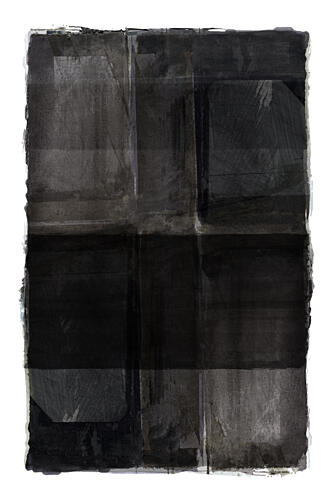 Abstract Dark Layers Art Print by Cartissi