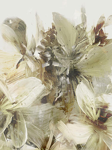 Hill Flowers 3 Art Print