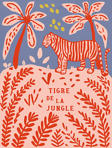 Tigre de la Jungle Art Print