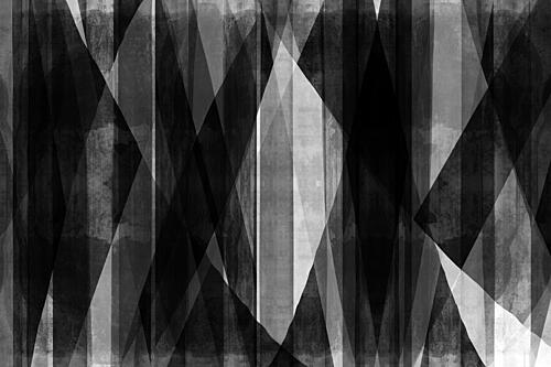 Layered Geometric Abstraction Art Print by Cartissi