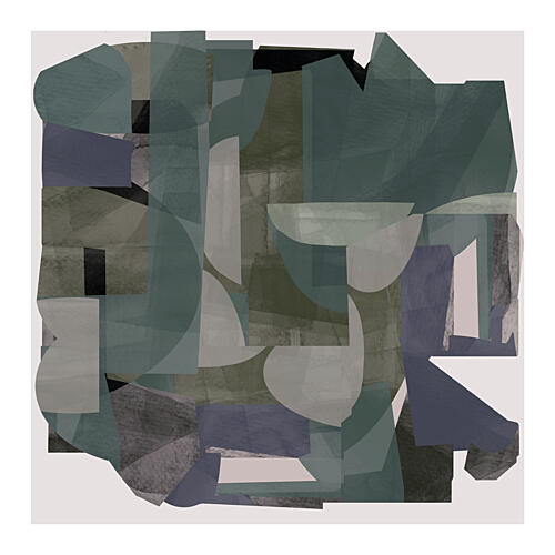Abstract Geometric Layers Art Print by Cartissi