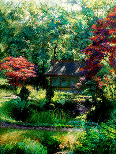 Japanese Garden 2 2014 Art Print
