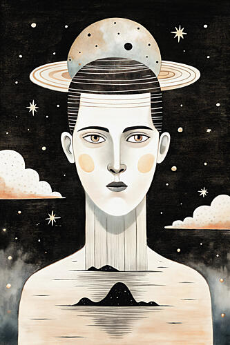 Cosmic Mindscape Art Print