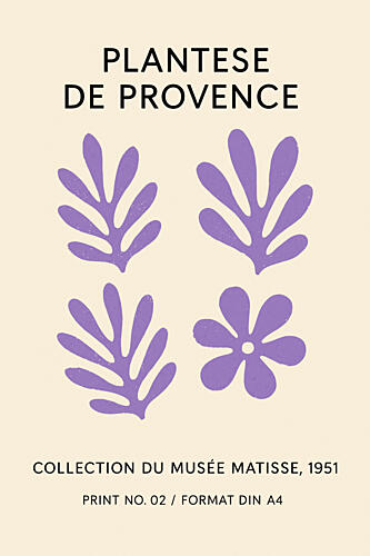 Plantesematisse Art Print