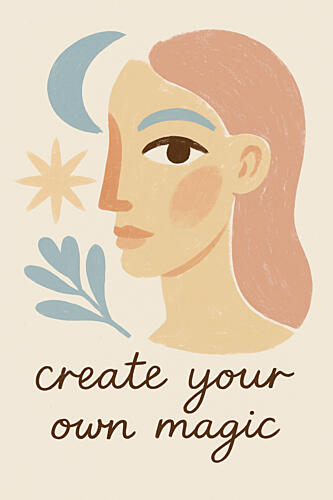 Createyourownmagic Art Print