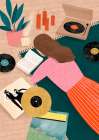 Record Playing Art Print