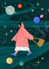Universe Walk Art Print