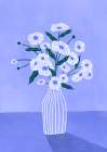 Flowers In Blue Art Print