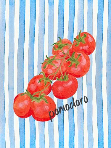 Watercolor Pomodoro Bunch Art Print