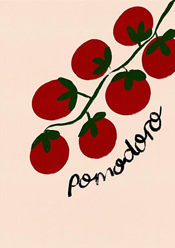 Italian Pomodoro Tomatoes Art Print