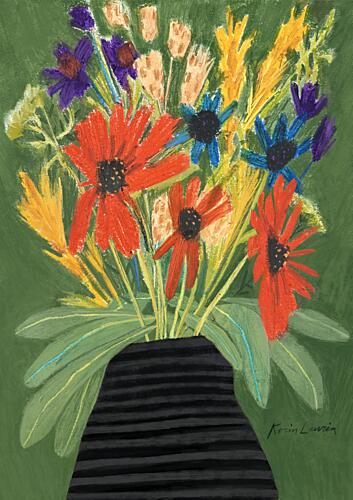 Vibrant Floral Bouquet Art Print