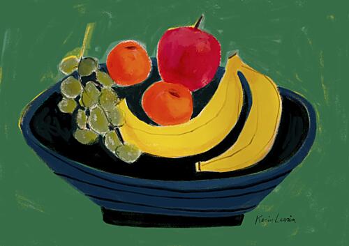 Vibrant Fruit Still Life Art Print