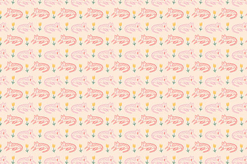 Tigerpatternno01 Art Print