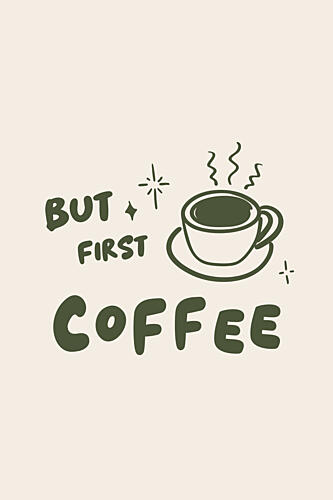 But First Coffee Art Print