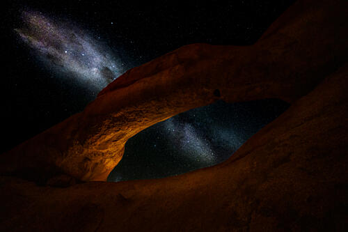 Milky Way Arch Night Art Print