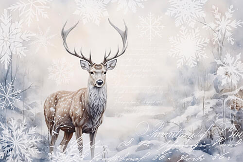 Nordic Winter Art Print