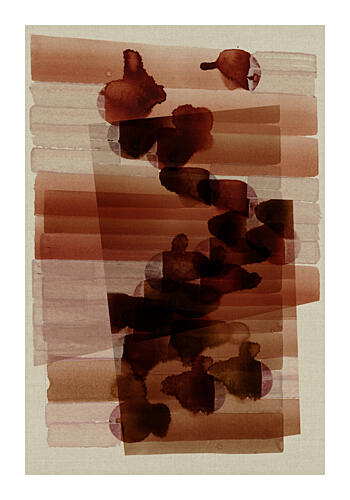 Fluid Abstract Washes Art Print by Cartissi