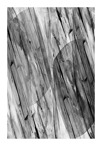 Abstract Gray Layers Art Print by Cartissi