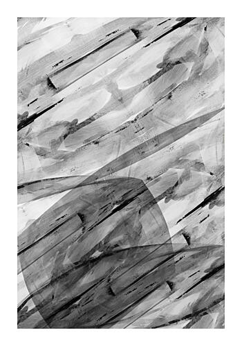 Dynamic Abstract Strokes Art Print by Cartissi